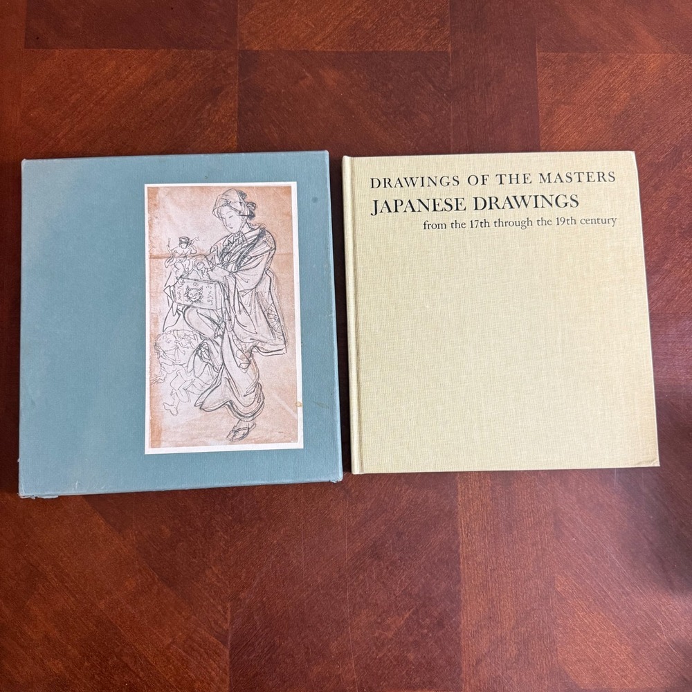 Drawings of the Masters Japanese Drawings J.R. Hillier 1965 w/ Slipcase Art Book
